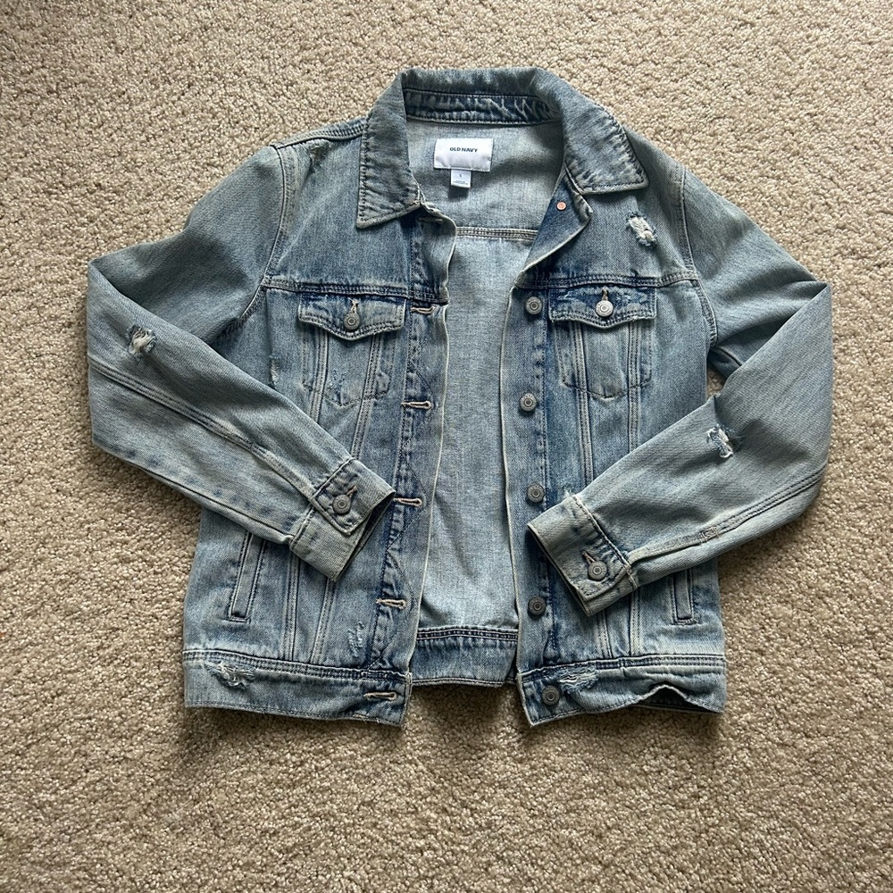 Old Navy Blue Jean Jacket Classic Style